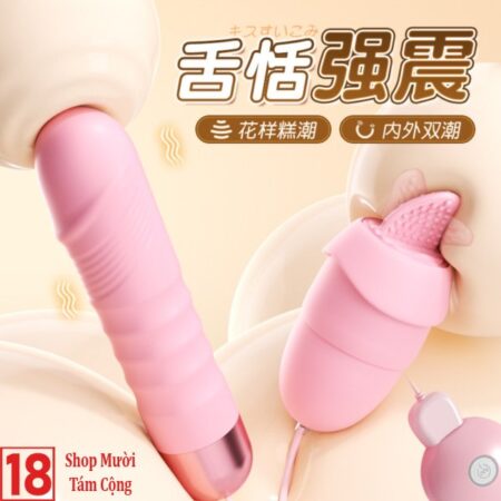 Vibrador Bala con lengua