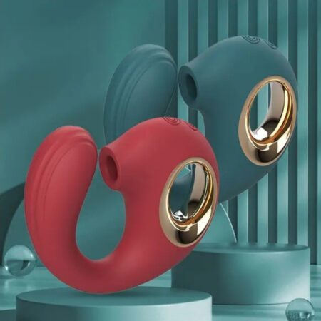 VIBRADOR GATILLO CON SUCCIONADOR