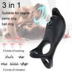 Anillo Vibrador Con Succionador