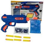 Pistola de dardos e hidrogel
